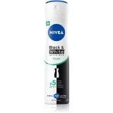 NIVEA Invisible Black &amp; White Fresh spray anti-perspirant pentru femei 150 ml