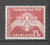 Saarland.1959 Targul international Saarbrucken SS.563, Nestampilat