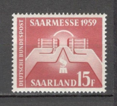 Saarland.1959 Targul international Saarbrucken SS.563 foto