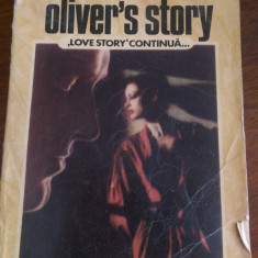 Oliver's Story Love story continua Erich Segal 1992