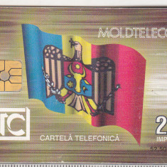 bnk card Cartela telefonica de colectie - Moldtelecom 1997 200 impulsuri