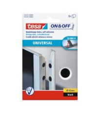 Preforma banda cu arici Stick On, negru, 8 buc - Tesa 55226