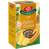 Ceai cu papaya si ananas, 75g, Fares