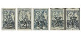 Iugoslavia 1920 - timbre de ziar, serie neuzata supr.