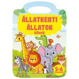 &Aacute;llatkerti &aacute;llatok kifestő - kifestő 5-6 &eacute;veseknek