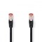 Cablu SFTP Cat6 30m negru RJ45 tata - RJ45 tata Nedis