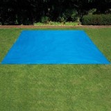 Covor de protectie pentru piscina, 4.72x4.72 m, albastru, impermeabil, CMCLASS