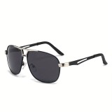 Cumpara ieftin Ochelari de soare pentru barbati, SG043, Negru/Argintiu