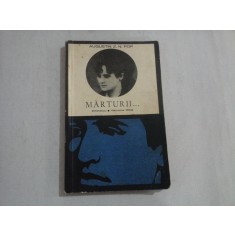 MARTURII... Eminescu * Veronica Miclea - Augustin Z. N. POP - Bucuresti, 1967