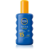 Nivea Sun Protect &amp; Moisture spray pentru bronzat SPF 15 200 ml