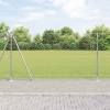VidaXL &Icirc;ngrădire cu st&acirc;lpi Argintiu 1.2 x 25 m otel acoperit cu PVC
