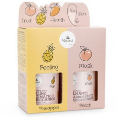 Set ingrijire ten Naturys Fruit Box cu ananas si piersica 100ml