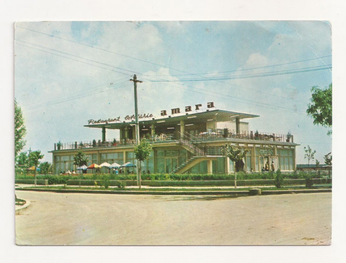 RF18 -Carte Postala- Baile Amara, Restaurant Cofetarie, circulata 1967