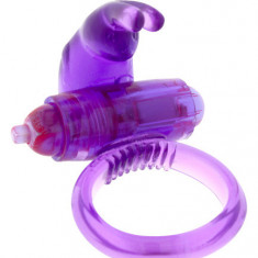 Inele vibratoare - Iepurasul Inel Vibrator pentru Penis - Violet