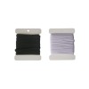Set 2 elastice mercerie Helweet, 6 mm x 10 m, alb, negru
