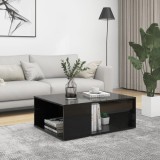 Cumpara ieftin Măsuță de cafea, negru extra lucios, 90x67x33cm, lemn prelucrat