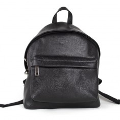 Rucsac dama Zina GT721, piele naturala, negru