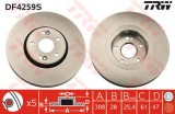 Disc frana RENAULT LAGUNA II (BG0/1) (2001 - 2016) TRW DF4259S