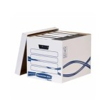 Cumpara ieftin Cutie de depozitare Fellowes Basic, mare, 420 x 340 x 330 mm, alb