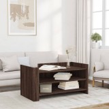 Masuta cafea Gossi stejar maro 100x50x50 cm lemn prelucrat dreptunghiulara