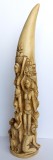 Cornul abundentei - sculptura hindu figurativa, statueta imitatie de fildes 48cm