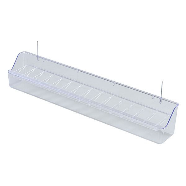 Alimentator pentru păsări - transparent, 30 cm