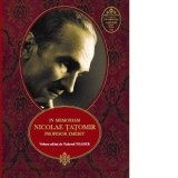 In memoriam Nicolae Tatomir - profesor emerit - Tudorel Toader