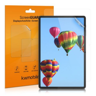Set 2 Folii de protectie pentru tableta Samsung Galaxy Tab S8/Galaxy Tab S7 , Kwmobile, Transparent, Plastic, 52913.1 foto