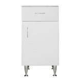 Dulap baie Leziter Bianca Plus 45 Alb Lucios 87.6x45x33 cm MDF Alb