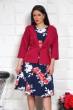 Compleu Elegant Spring BordoMarimea