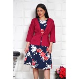 Compleu Elegant Spring Bordo - 48Marimea