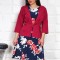 Compleu Elegant Spring BordoMarimea