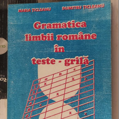 GRAMATICA LIMBII ROMANE IN TESTE GRILA MARIA TICLEANU , EDITURA SCRIBUL