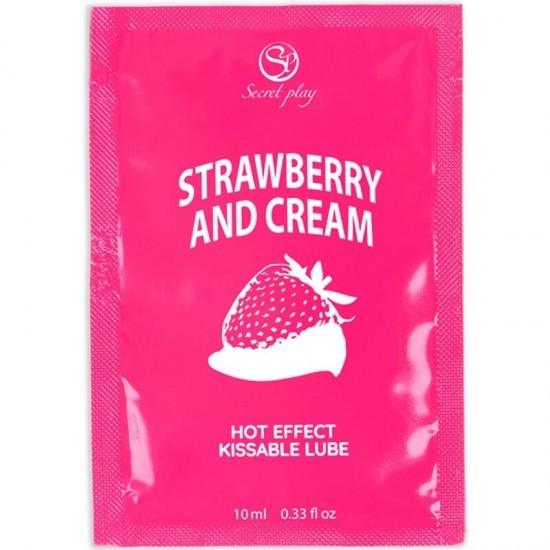 SECRETPLAY - SINGLE DOSE LUBRICANT STRAWBERRIES &amp; CREAM 10 ML