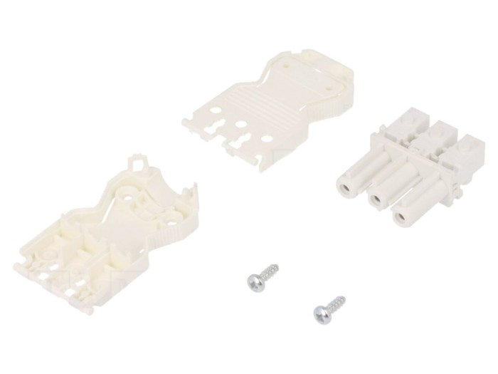 Conector mamă deconectabilă 20A, 3 poli
