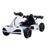 Masinuta Electrica Cyrax, Tip Kart, cu Telecomanda, Dimensiune Reglabila, 2 Viteze, Sistem de Lumini si Sunet, Pentru Copii intre 1.2 - 1.6 Inaltime,