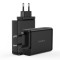 Choetech &icirc;ncărcător GaN 140W 4 porturi (2x USB C, 2x USB) negru (PD6005)