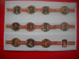 HOPCT LOT NR 74 PICTORI CELEBRI -12 BUC-ETICHETE VECHI DE TRABUCURI/ CIGARS LABELS -COLECTIE DE LUX-