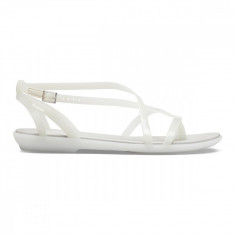 Sandale Crocs Isabella Gladiator Sandal Alb - Oyster/Pearl White