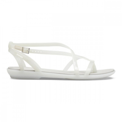 Sandale Crocs Isabella Gladiator Sandal Alb - Oyster/Pearl White foto