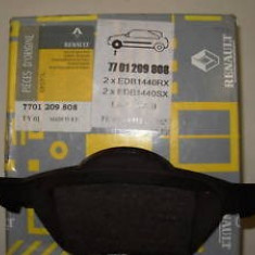 Placute frana fata Renault Laguna 2, Megane 1, Wind, Originale fara indicator uzura 7701209808 Kft Auto