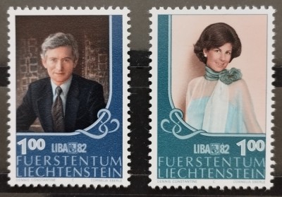 BC55, Liechtenstein 1982, serie personalitati foto