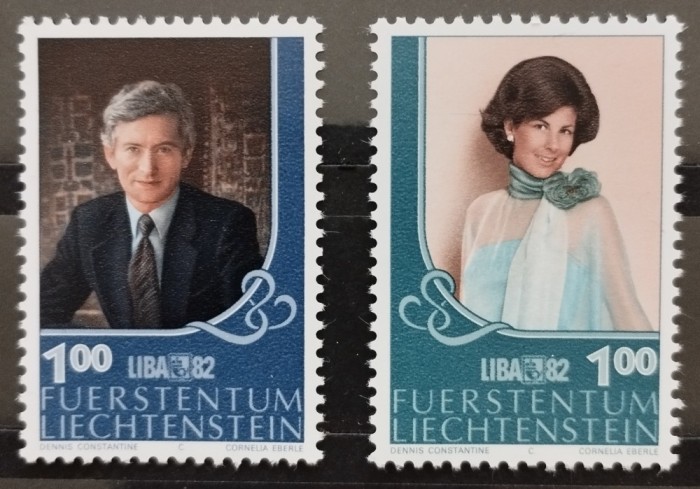 BC55, Liechtenstein 1982, serie personalitati