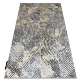Covor DE LUXE modern 2087 Herringbone vintage - structural aur / gri, 200x290 cm, Dreptunghi, Poliester
