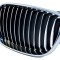 Grila radiator Bmw Seria 1 (E81/E82/E87/E88), 2007-10.2013, stanga, Crom/crom/negru, 51137179655, 200105-7