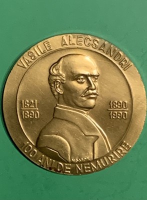 Medalie Vasile Alecssndri 100 ani de nemurire foto