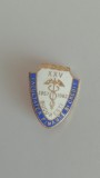QW9 I 46 - Insigna - invatamant - comunism - Facultatea finante credit 1982, Romania de la 1950
