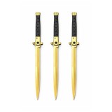 Cumpara ieftin Set 3 Bricege tip Stiletto, deschidere manuala, 33 cm, lama metalica aurie