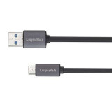 Cumpara ieftin Cablu usb 3.0 tata - usb tata tip c 1.5m kruger&amp;matz