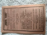 afis original reclama antebelica societati Regalitate Romania .Anii 1930 .Dimensiuni aproximativ format A4